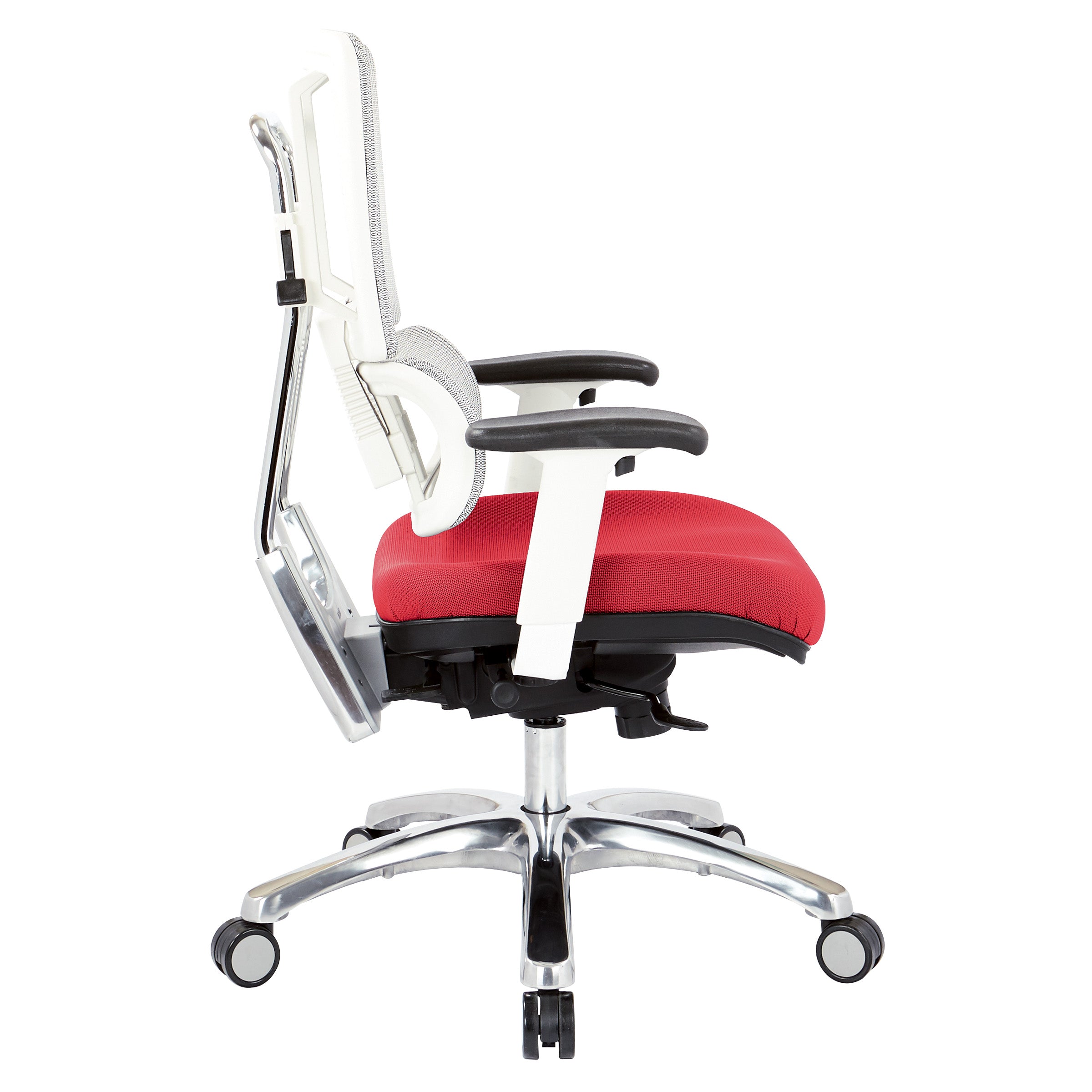 White Vertical Mesh Chair
